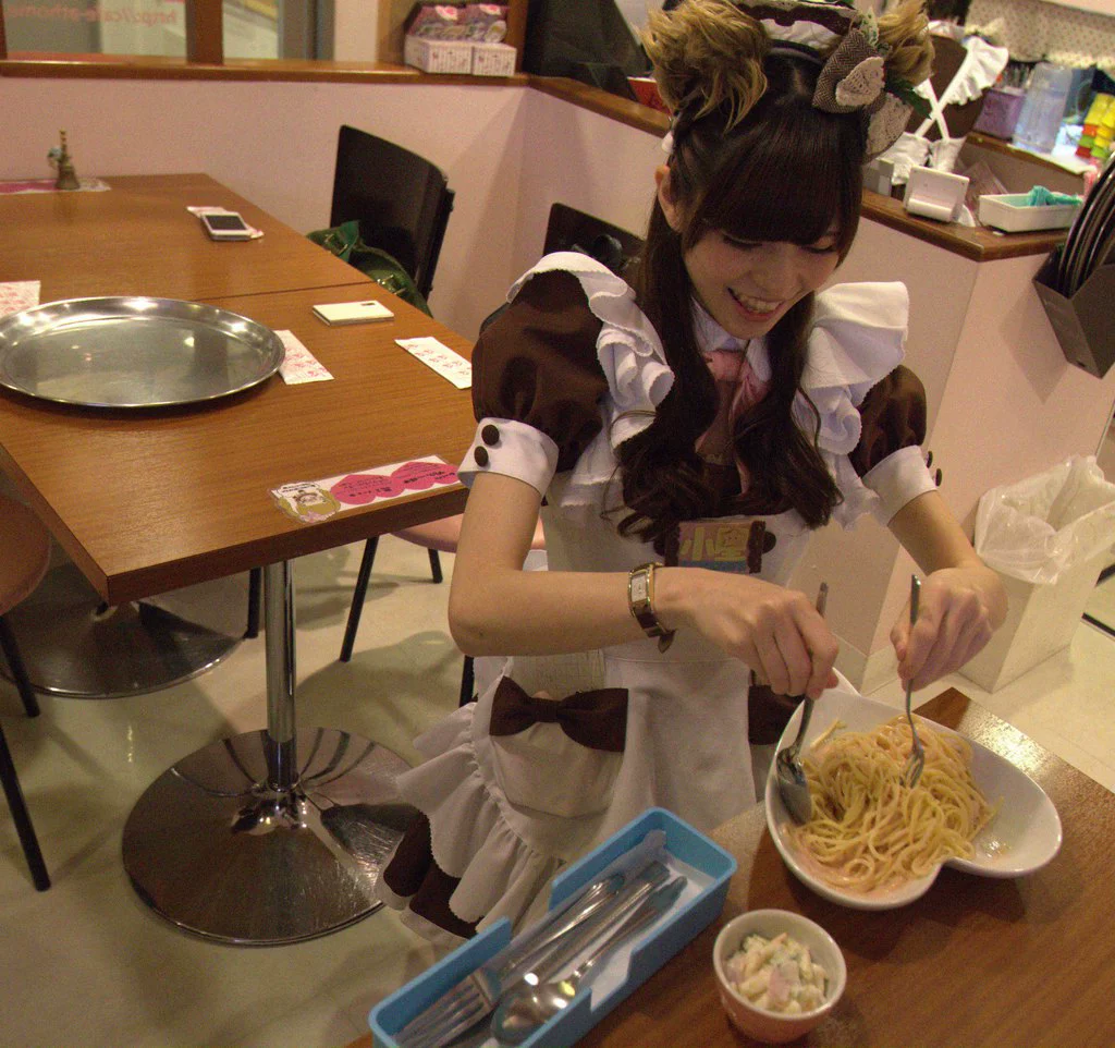 餐厅女孩_女仆餐厅_餐厅女仆装