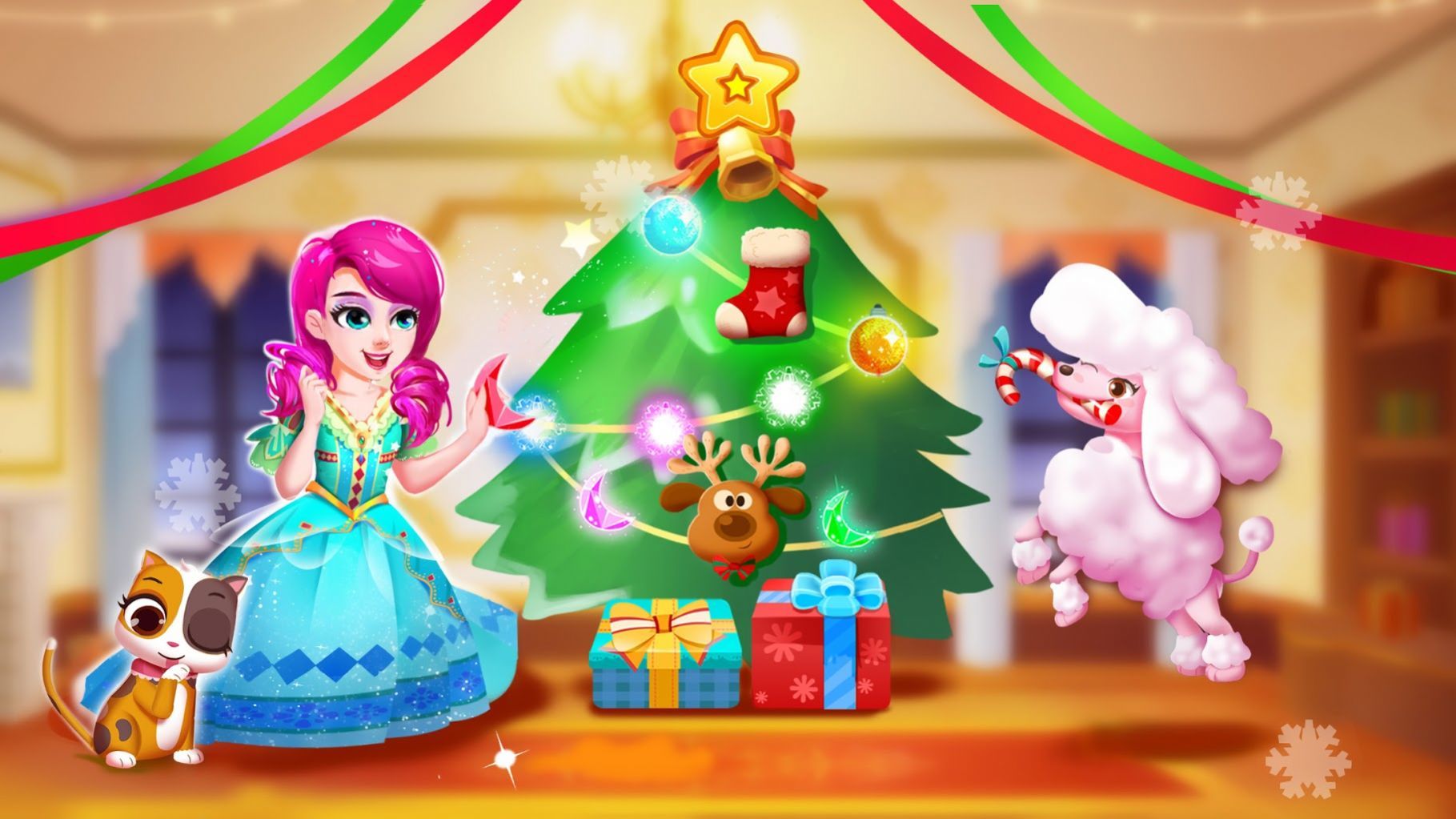 小公主手机游戏-小公主梦幻乐园:设计公主城堡,邀请好友开派对,还有可爱小动物等你来(图2) 手机公主游戏大全_公主手机游戏小说推荐_小公主手机游戏