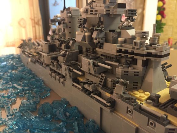 敷岛级战列舰:曾经的海上巨无霸,震撼与温柔并存(图3) 舰岛解释_敷岛级战列舰_敷岛号战列舰模型