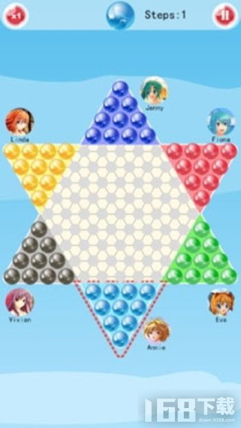 2人跳棋游戏,智慧较量”(图3) 2人跳棋游戏,智慧较量”(图3)