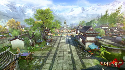 新天龙八部游戏壁纸,唯美画卷映入眼帘(图3)